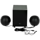 Колонки Creative PEBBLE PLUS 2.1 черный 8Вт