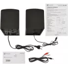 Колонки Оклик OK-164 2.0 черный 30Вт