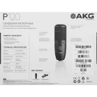 Микрофон проводной AKG P120 черный