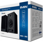 Колонки Sven MC-30 2.0 черный 200Вт BT