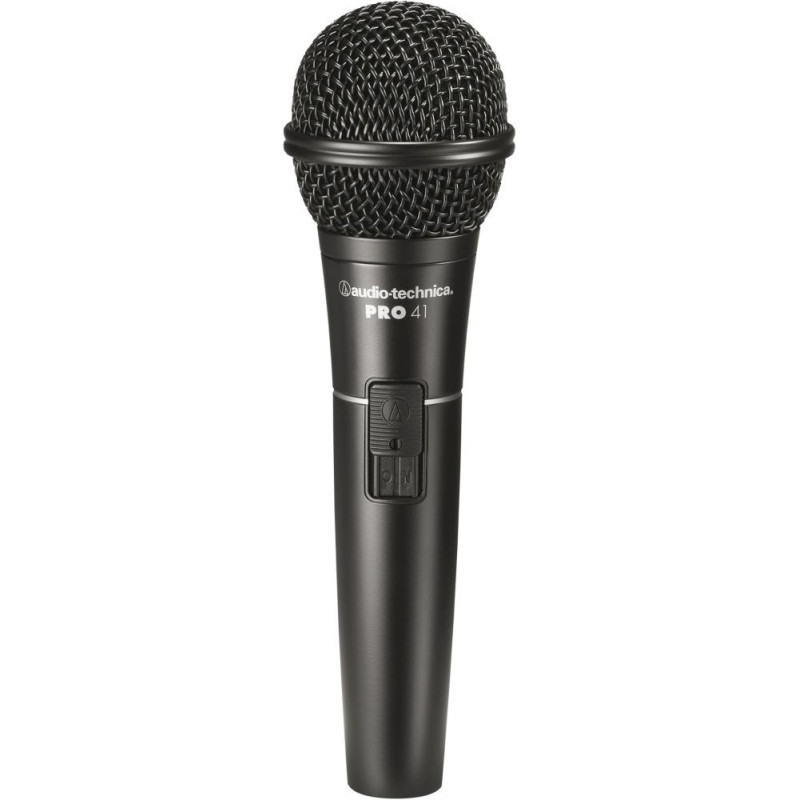 Микрофон проводной Audio-Technica PRO41 4.5м черный
