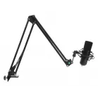 Микрофон проводной Оклик SM-700G 2.5м черный