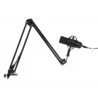 Микрофон проводной Оклик SM-700G 2.5м черный