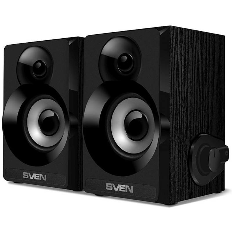Колонки Sven SPS-517 2.0 черный 6Вт