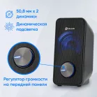 Колонки Оклик OK-122 2.0 черный 6Вт