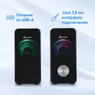 Колонки Оклик OK-122 2.0 черный 6Вт