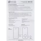 Колонки Оклик OK-122 2.0 черный 6Вт