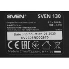 Колонки Sven 130 2.0 черный 6Вт портативные