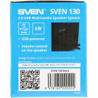 Колонки Sven 130 2.0 черный 6Вт портативные