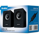 Колонки Sven 135 2.0 черный 6Вт портативные