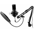 Микрофон проводной Оклик SM-600G 2.5м черный