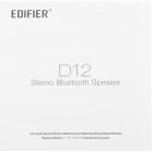 Колонки Edifier D12 2.0 черный/черный 70Вт BT