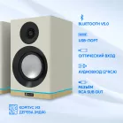 Колонки Оклик OK-605A 2.0 белый 60Вт BT
