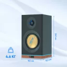 Колонки Оклик OK-605A 2.0 черный 60Вт BT