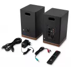 Колонки Оклик OK-605A 2.0 черный 60Вт BT