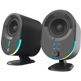 Колонки Оклик OK-303A 2.0 черный 20Вт BT