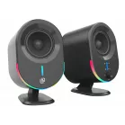 Колонки Оклик OK-303A 2.0 черный 20Вт BT