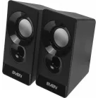 Колонки Sven 300 2.0 черный 6Вт