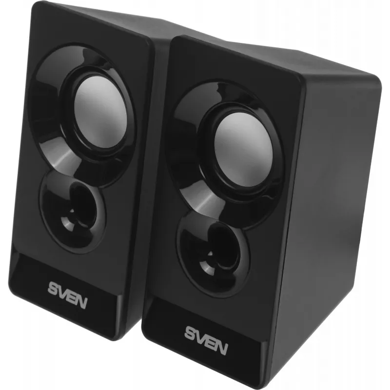 Колонки Sven 300 2.0 черный 6Вт