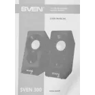 Колонки Sven 300 2.0 черный 6Вт
