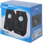 Колонки Sven 300 2.0 черный 6Вт