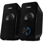 Колонки Sven 335 2.0 черный 6Вт