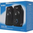 Колонки Sven 335 2.0 черный 6Вт