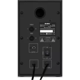Колонки Sven SPS-621 2.0 черный 28Вт BT