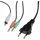 Колонки Sven SPS-621 2.0 черный 28Вт BT