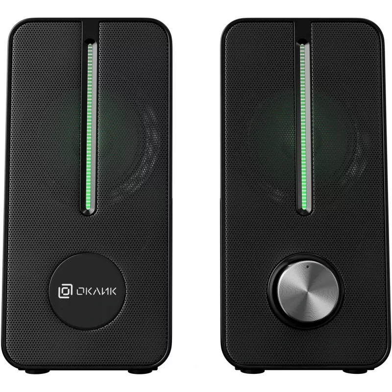 Колонки Оклик OK-120U 2.0 черный 6Вт