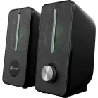 Колонки Оклик OK-120U 2.0 черный 6Вт