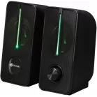 Колонки Оклик OK-120U 2.0 черный 6Вт