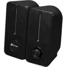 Колонки Оклик OK-120U 2.0 черный 6Вт