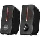 Колонки Оклик OK-120U 2.0 черный 6Вт