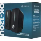 Колонки Оклик OK-120U 2.0 черный 6Вт
