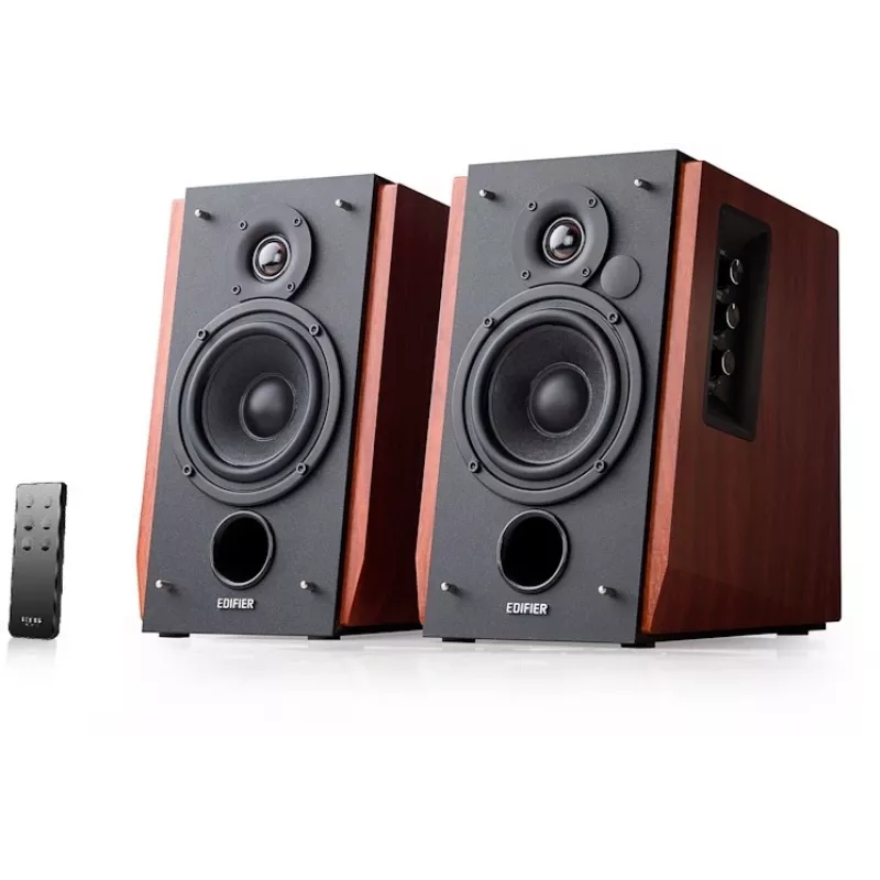 Колонки Edifier R1700BT 2.0 коричневый 66Вт BT