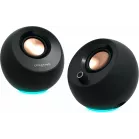 Колонки Creative Pebble Pro 2.0 черный 10Вт BT портативные