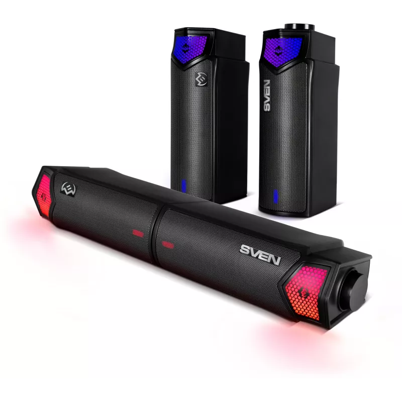 Саундбар Sven SB-G1450 мини 2.0 черный 10Вт BT