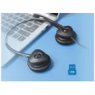 Гарнитура проводная Fanvil HT302-U черный