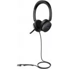 Гарнитура проводная Yealink UH48 Dual UC USB-C/A черный