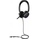 Гарнитура проводная Yealink UH48 Dual UC USB-C/A черный