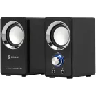 Колонки Оклик OK-116 2.0 черный 6Вт