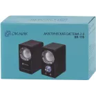 Колонки Оклик OK-116 2.0 черный 6Вт
