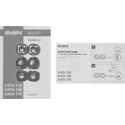 Колонки Sven 150 2.0 черный/синий 5Вт