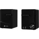 Колонки Оклик OK-126 2.0 черный 6Вт