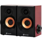 Колонки Оклик OK-161 2.0 черный/вишня 6Вт