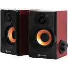 Колонки Оклик OK-161 2.0 черный/вишня 6Вт