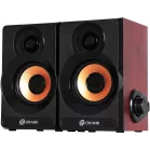 Колонки Оклик OK-161 2.0 черный/вишня 6Вт