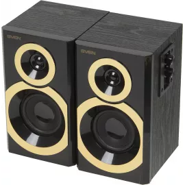 Колонки Sven SPS-619 GOLD 2.0 золотистый/черный 20Вт