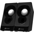 Колонки Оклик OK-165 2.0 черный 6Вт